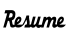 Resume